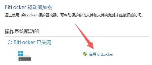 启用bitlocker