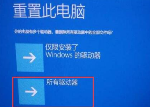 仅限安装了Windows的驱动器