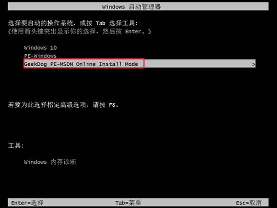 9-进入极客狗pe
