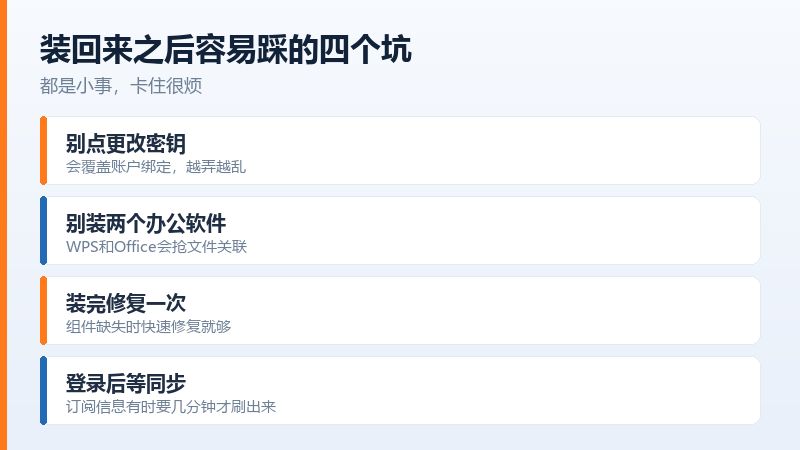 Office修复选项和文件关联设置