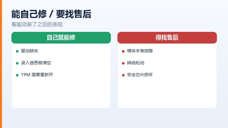 指纹识别失败常见的物理原因