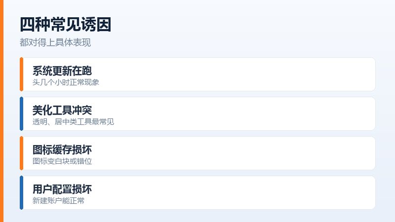 系统更新在后台跑时任务栏会短暂无响应